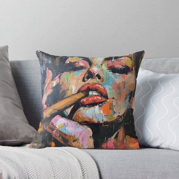 Item preview, Femme Fumee Fantasia- An Art Brut Ballet of Womanhood and Cigar Bliss designed and sold by OlfactoART Studio.
