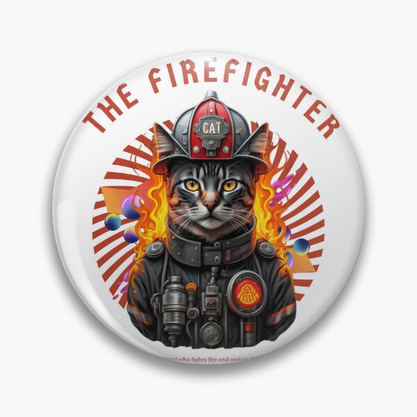 Item preview, Firefighter Cat II designed and sold by PatronesKawai.