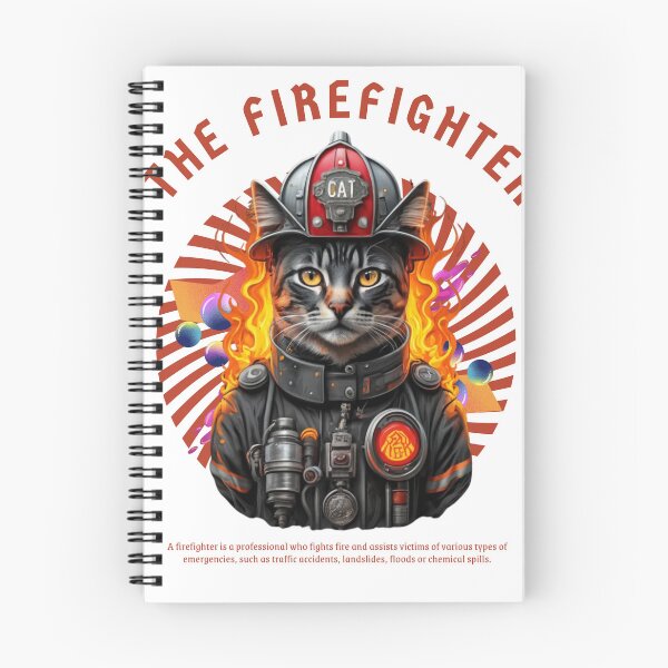 Item preview, Firefighter Cat II designed and sold by PatronesKawai.