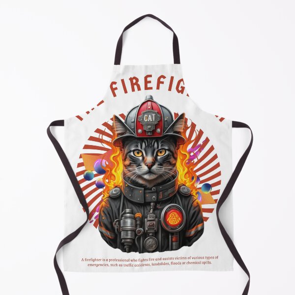 Item preview, Firefighter Cat II designed and sold by PatronesKawai.