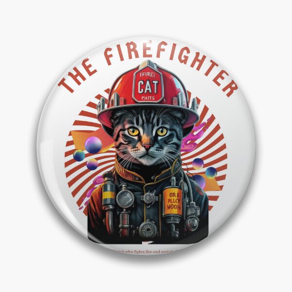 Item preview, Firefighter Cat III designed and sold by PatronesKawai.