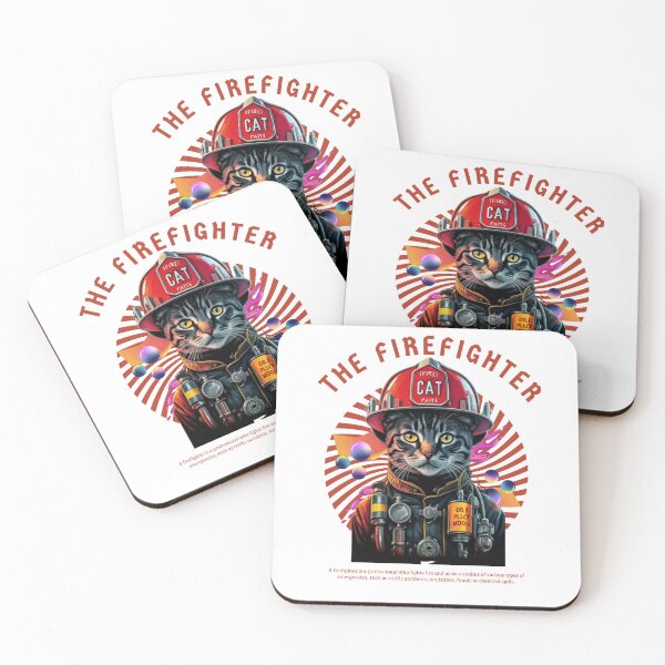 Item preview, Firefighter Cat III designed and sold by PatronesKawai.