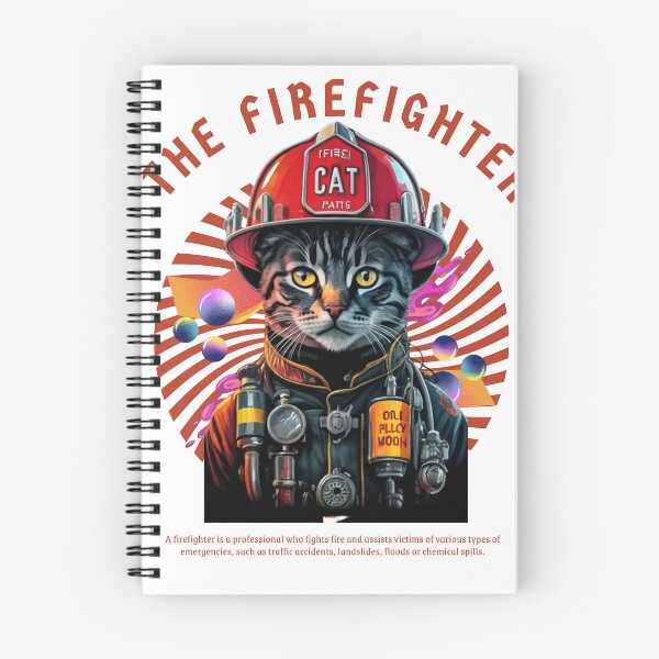 Item preview, Firefighter Cat III designed and sold by PatronesKawai.