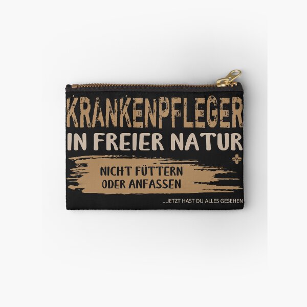 Item preview, Krankenpfleger in freier natur. Lustiger Spruch auf T-Shirt, Sticker, Poster & mehr. Geschenkidee designed and sold by silentcolors.