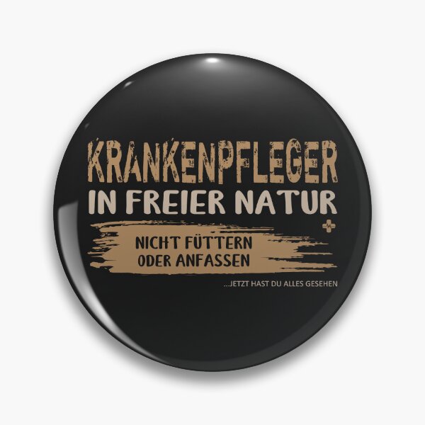 Item preview, Krankenpfleger in freier natur. Lustiger Spruch auf T-Shirt, Sticker, Poster & mehr. Geschenkidee designed and sold by silentcolors.