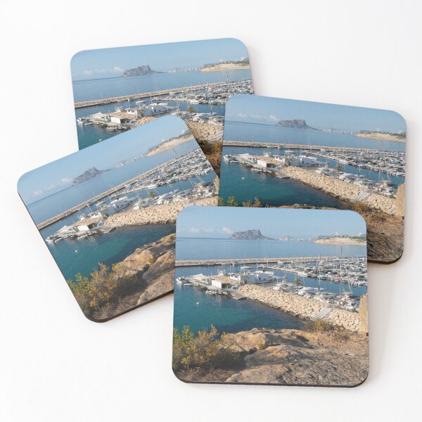Item preview, Blue Mediterranean Sea and marina in Moraira 1 designed and sold by Adriana Mueller.