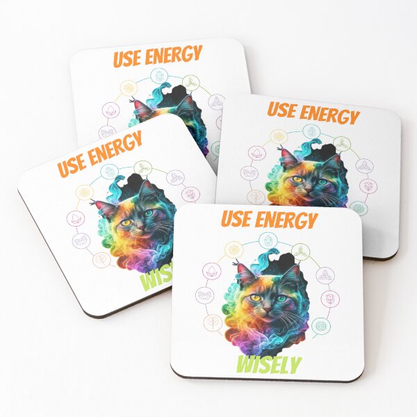 Item preview, "Usa tu energia sabiamente" gato yoga designed and sold by PatronesKawai.