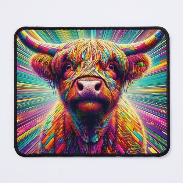 Item preview, Rainbow Highland Cow designed and sold by scottanderson2.