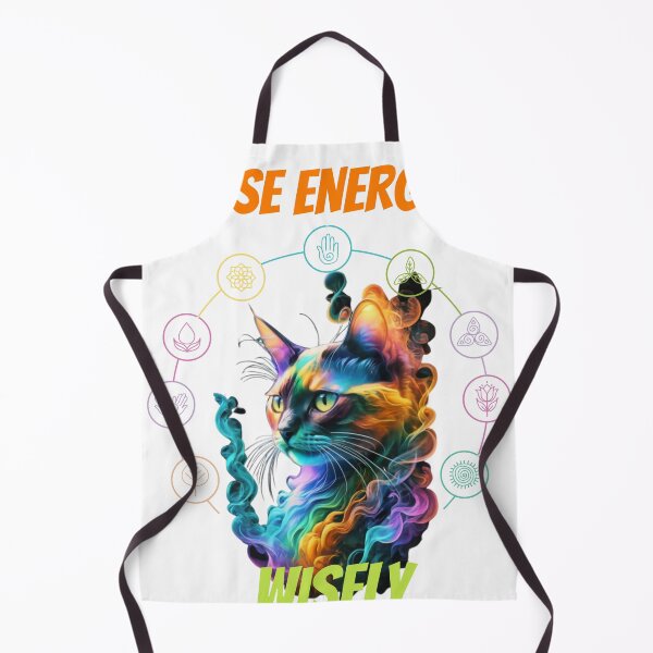 Item preview, "Use your energy wisely" cat yoga II designed and sold by PatronesKawai.