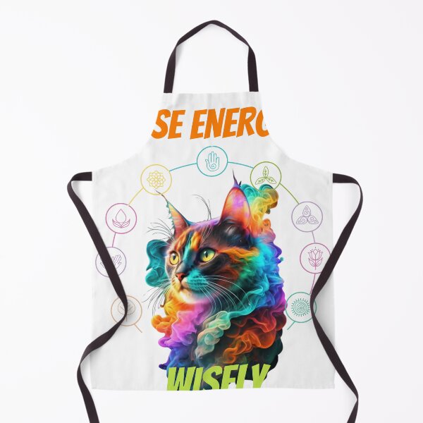 Item preview, "Use your energy wisely" cat yoga III designed and sold by PatronesKawai.