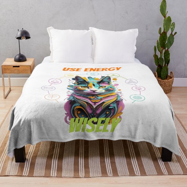 Item preview, "Use your energy wisely" cat yoga IV designed and sold by PatronesKawai.