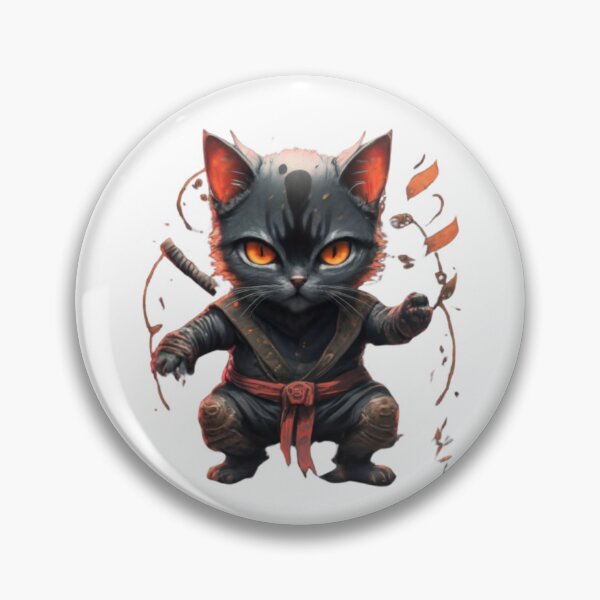 Item preview, ninja cat designed and sold by PatronesKawai.