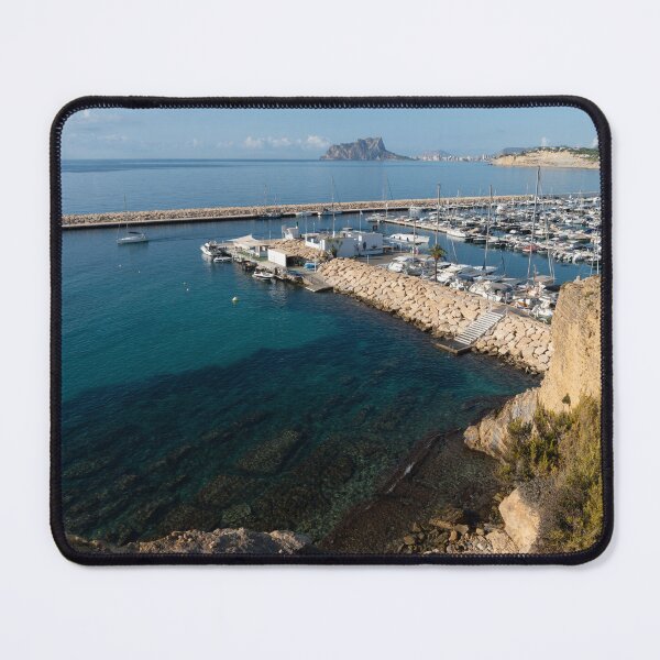 Item preview, Blue Mediterranean Sea and marina in Moraira 2 designed and sold by Adriana Mueller.