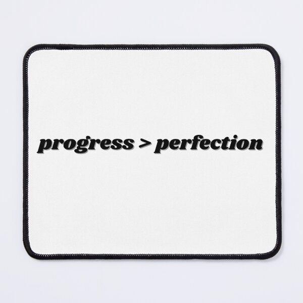 Item preview, Progress Over Perfection designed and sold by ChiWellness Shop.