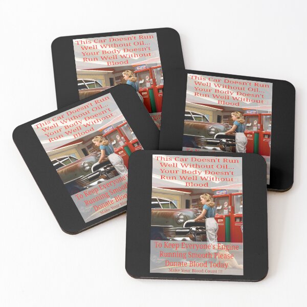 Item preview, Blood And Oil: Donate Blood And Plasma Today designed and sold by Hall-O-Gram.
