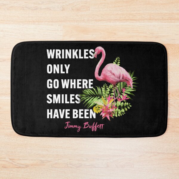 Item preview, Wrinkles Only Go Where Smiles Have Been Cool Flamingo designed and sold by YerrouDesing.