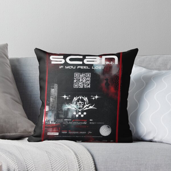 Item preview, Scan me if you feel lost poster design designed and sold by DarkThreads320.