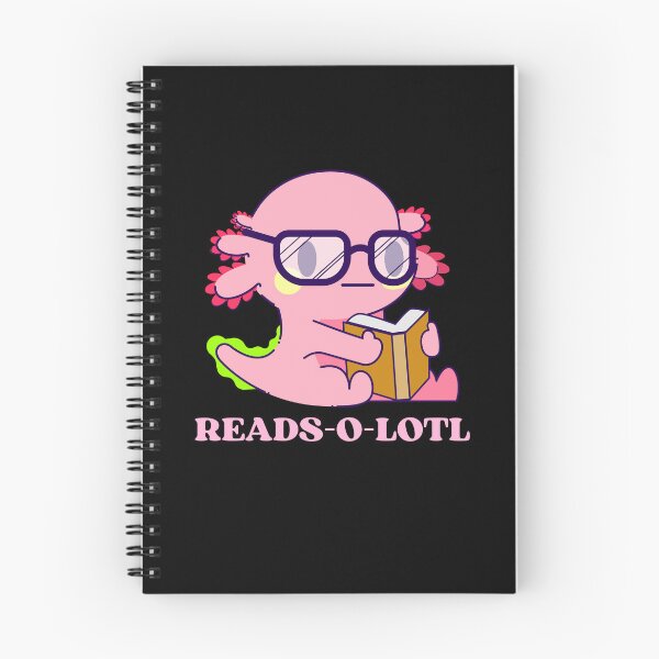 Item preview, Axolotl Reading Book designed and sold by RedPumpFlash.