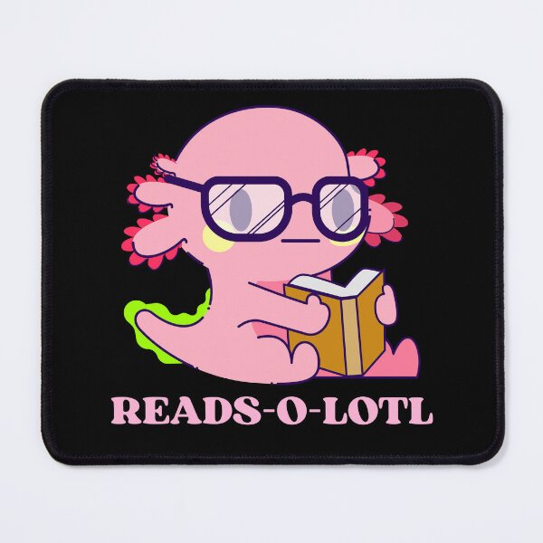 Item preview, Axolotl Reading Book designed and sold by RedPumpFlash.