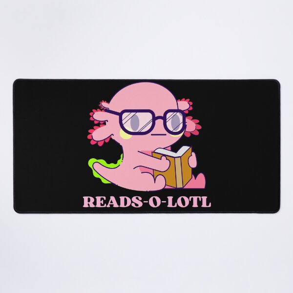 Item preview, Axolotl Reading Book designed and sold by RedPumpFlash.