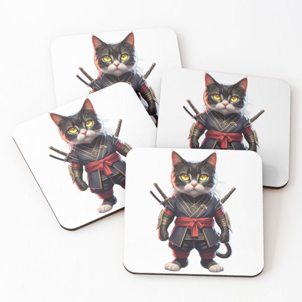 Item preview, ninja cat designed and sold by PatronesKawai.