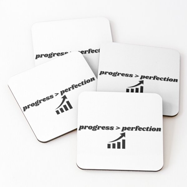 Item preview, Progress Over Perfection  designed and sold by ChiWellness Shop.
