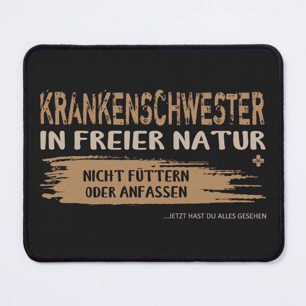 Item preview, Krankenschwester in freier natur. Lustiger Spruch auf T-Shirt, Sticker, Poster & mehr. Geschenkidee designed and sold by silentcolors.
