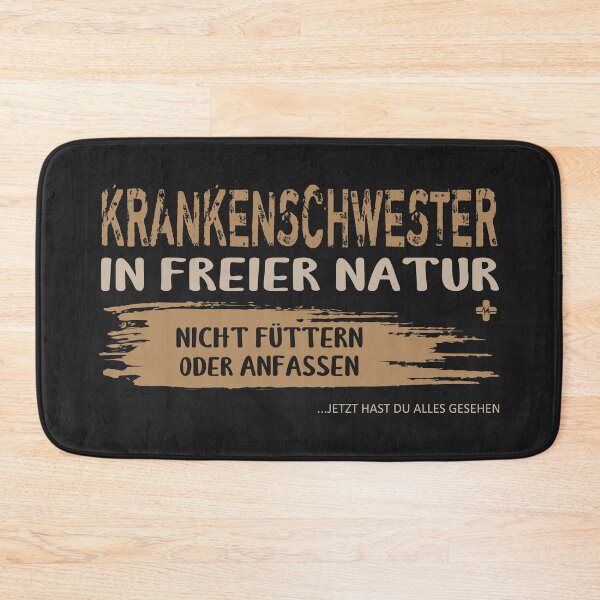 Item preview, Krankenschwester in freier natur. Lustiger Spruch auf T-Shirt, Sticker, Poster & mehr. Geschenkidee designed and sold by silentcolors.