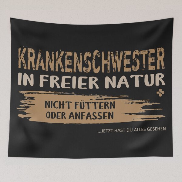 Item preview, Krankenschwester in freier natur. Lustiger Spruch auf T-Shirt, Sticker, Poster & mehr. Geschenkidee designed and sold by silentcolors.