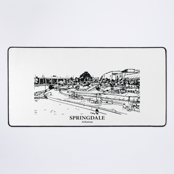 Item preview, Springdale - Arkansas designed and sold by Lakeric Cityscapes.