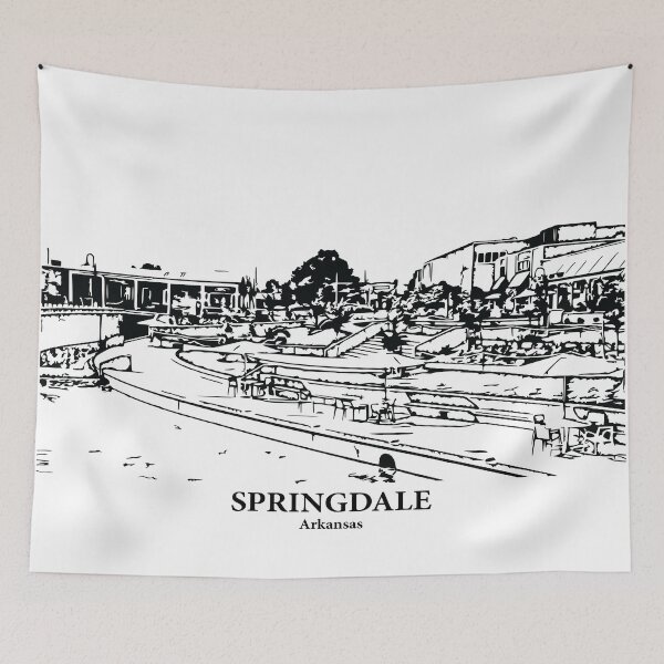 Item preview, Springdale - Arkansas designed and sold by Lakeric Cityscapes.