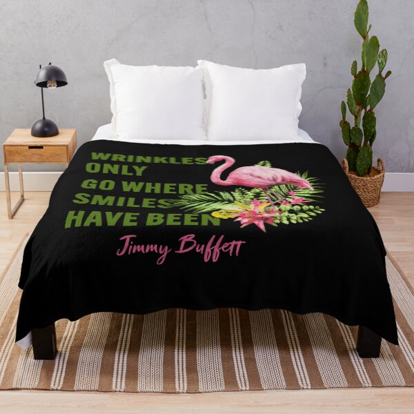 Item preview, Wrinkles Only Go Where Smiles Have Been Cool Flamingo Green Font designed and sold by YerrouDesing.