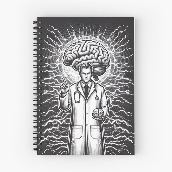 Item preview, Neurologist with brain designed and sold by Klysztof.