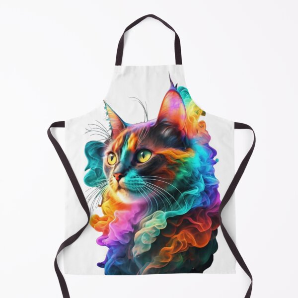 Item preview, vibrant cat III designed and sold by PatronesKawai.