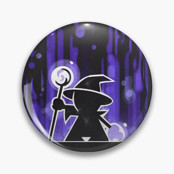 Item preview, Minimalist, cartoon magician on black and purple background designed and sold by Paul-Place.
