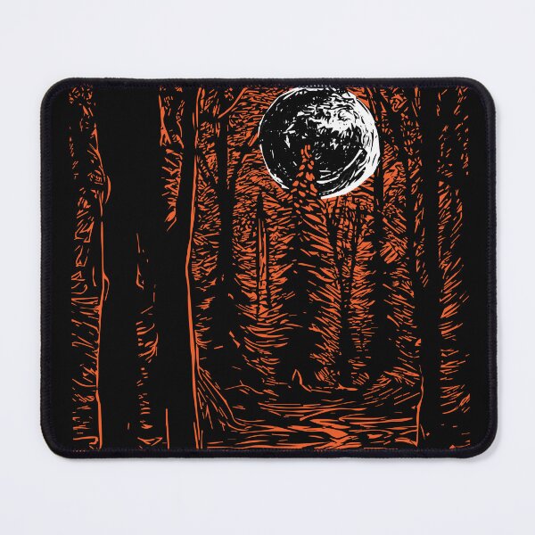 Item preview, Deep Woodcut Forest in Moonlight designed and sold by Gonza643.
