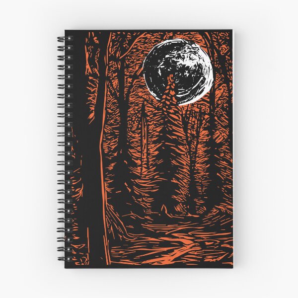 Item preview, Deep Woodcut Forest in Moonlight designed and sold by Gonza643.