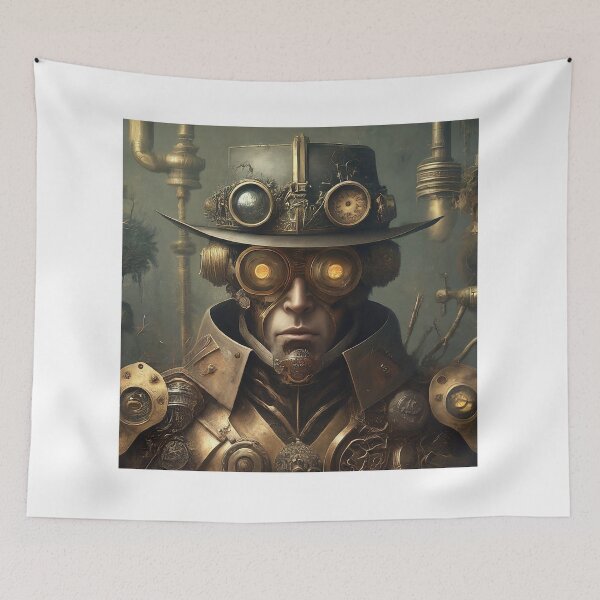 Item preview, Steampunk Bounty Hunter Digital Art designed and sold by PixelsNBows.