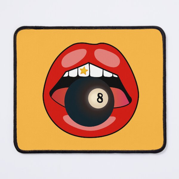 Item preview, RUNAWAY STEPH Design Red Ball Eight Mouth Classic designed and sold by RunawaySteph.