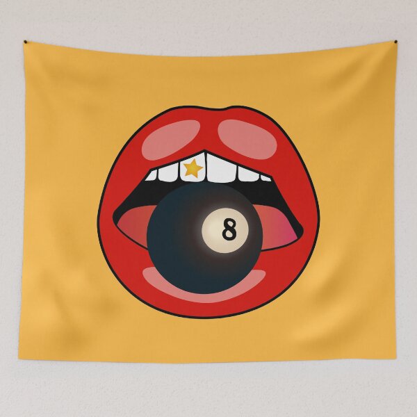 Item preview, RUNAWAY STEPH Design Red Ball Eight Mouth Classic designed and sold by RunawaySteph.