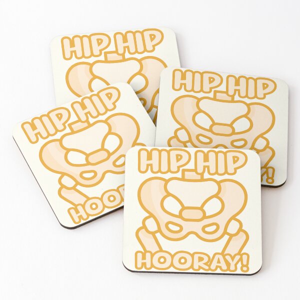 Item preview, Hip Hip Hooray! Cute Bone Anatomy Pun designed and sold by PMCreative.