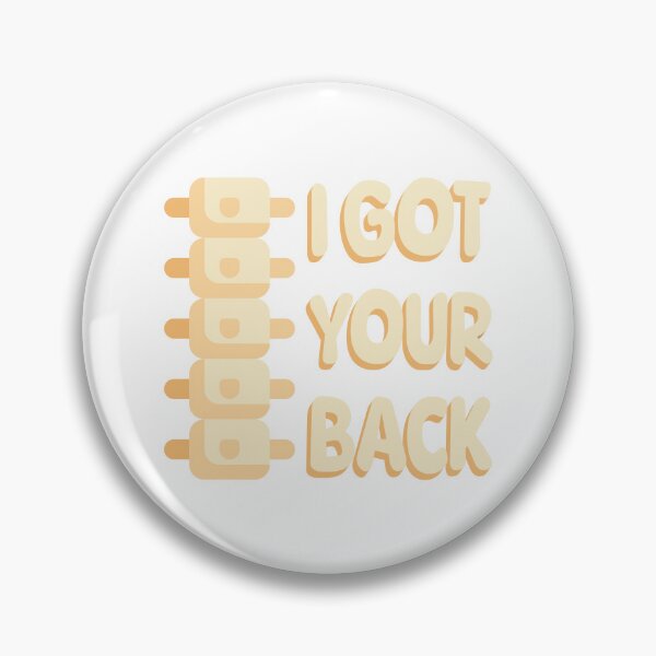 Item preview, I Got Your Back! Cute Chiropractor Anatomy Pun designed and sold by PMCreative.