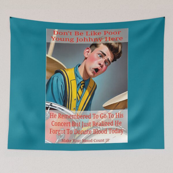 Item preview, Don't Be Like Johhny: Donate Blood And Plasma Today designed and sold by Hall-O-Gram.