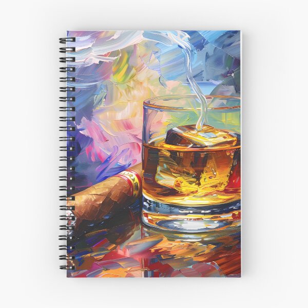 Artikelvorschau, Chromatische Harmonie – Enthüllung des Spektrums von Kubismus, Fauvismus und Impressionismus in Whisky und Zigarre entworfen und verkauft von OlfactoART Studio.