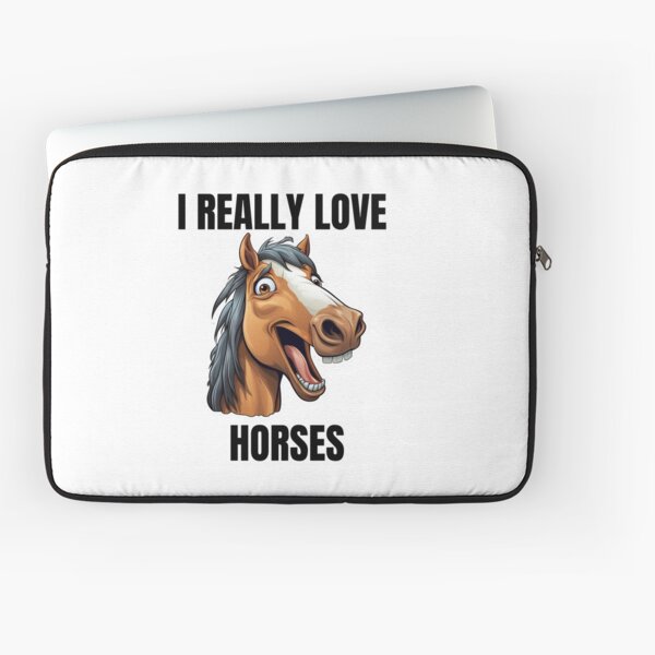 Aperçu de l'œuvre Cheval drôle avec des dents Meme Rire Comédie Blague Art Animal créée et vendue par SMARTKIT  DESIGNAGENCY.