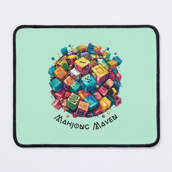 Item preview, Psychedelic Mahjong Brick Circle T-Shirt - Unique Design! designed and sold by zax454.