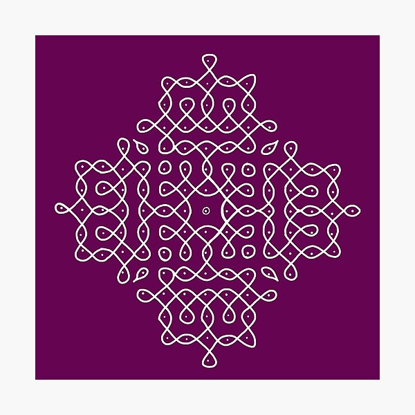 Item preview, Dot kolam/muggu/sikku kolam designed and sold by ShreecreatE.