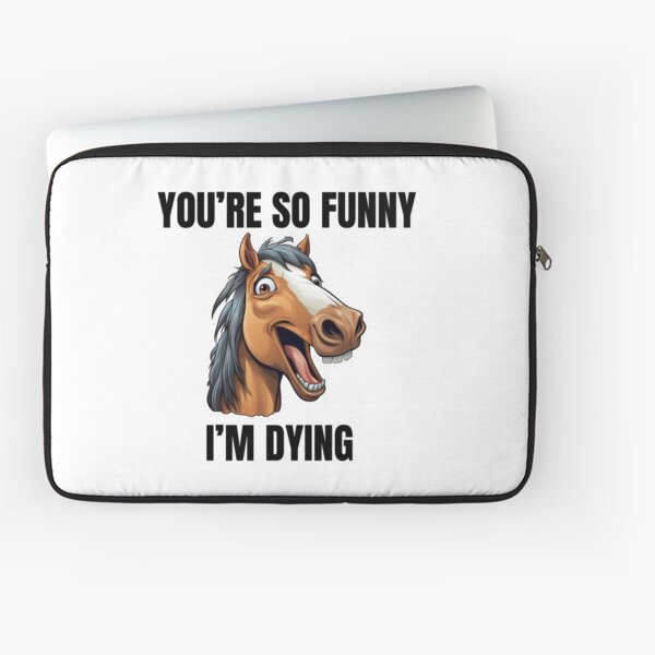 Aperçu de l'œuvre Cheval drôle avec des dents Meme Rire Comédie Blague Art Animal créée et vendue par SMARTKIT  DESIGNAGENCY.