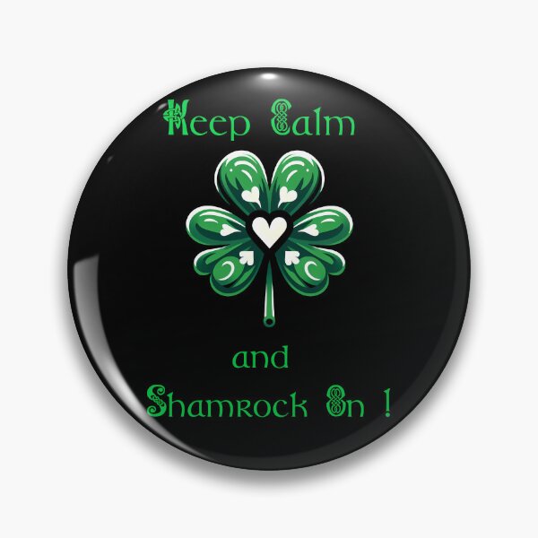 Item preview, St Patrick Day Keep Calm and Shamrock and Roll!  designed and sold by Irbisinthebox.