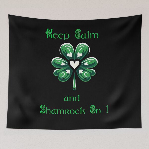 Item preview, St Patrick Day Keep Calm and Shamrock and Roll!  designed and sold by Irbisinthebox.